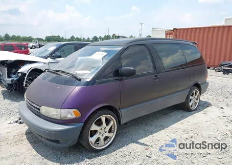 1997 Toyota Previa Le S/C from USA, damaged, VIN JT3GK13M3V1278846